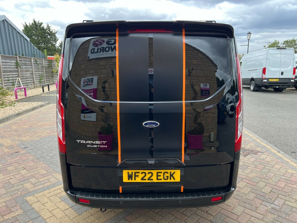 Ford Transit Custom 300 Tdci 170 L2h1 Limited Ecoblue Lwb Low Roof Fwd WF22EGK Black #4