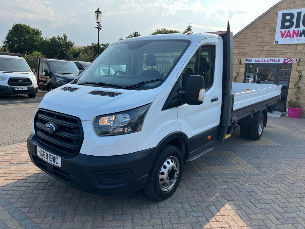Ford Transit Custom 350 Tdci 130 L4 Leader Ecoblue Xlwb Single Cab 13F HG69EWC White #6