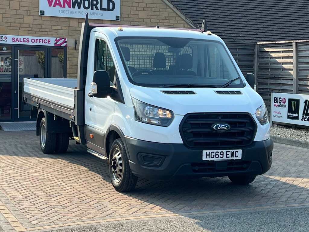 Ford Transit Custom 350 Tdci 130 L4 Leader Ecoblue Xlwb Single Cab 13F White
