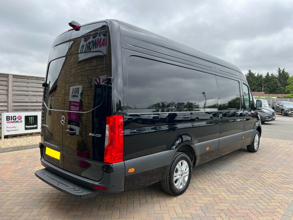 Mercedes-Benz Sprinter 315 Cdi 150 L3h2 Pro Lwb High Roof Rwd 22393 Black #3