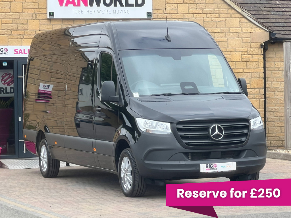 Mercedes-Benz Sprinter 315 Cdi 150 L3h2 Pro Lwb High Roof Rwd 22393 Black