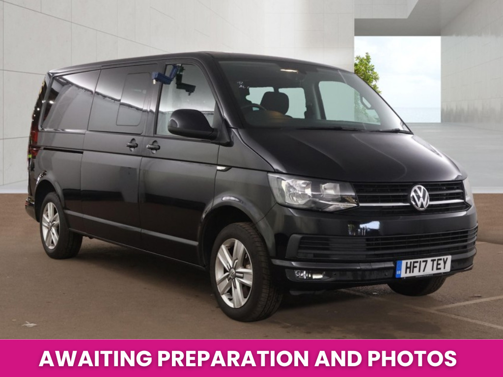 Volkswagen Transporter T32 Tdi 204 Kombi Highline Bmt Lwb 5 Seat Crew Van Black