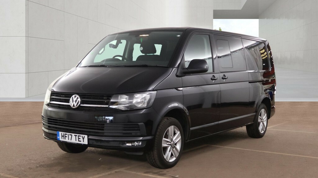 Volkswagen Transporter T32 Tdi 204 Kombi Highline Bmt Lwb 5 Seat Crew Van Black #6