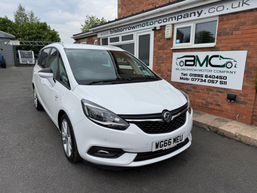 Vauxhall Zafira Tourer 1.4I Turbo Sri Nav Euro 6 White