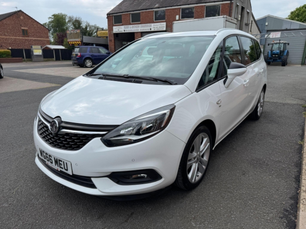 Vauxhall Zafira Tourer 1.4I Turbo Sri Nav Euro 6 White #3