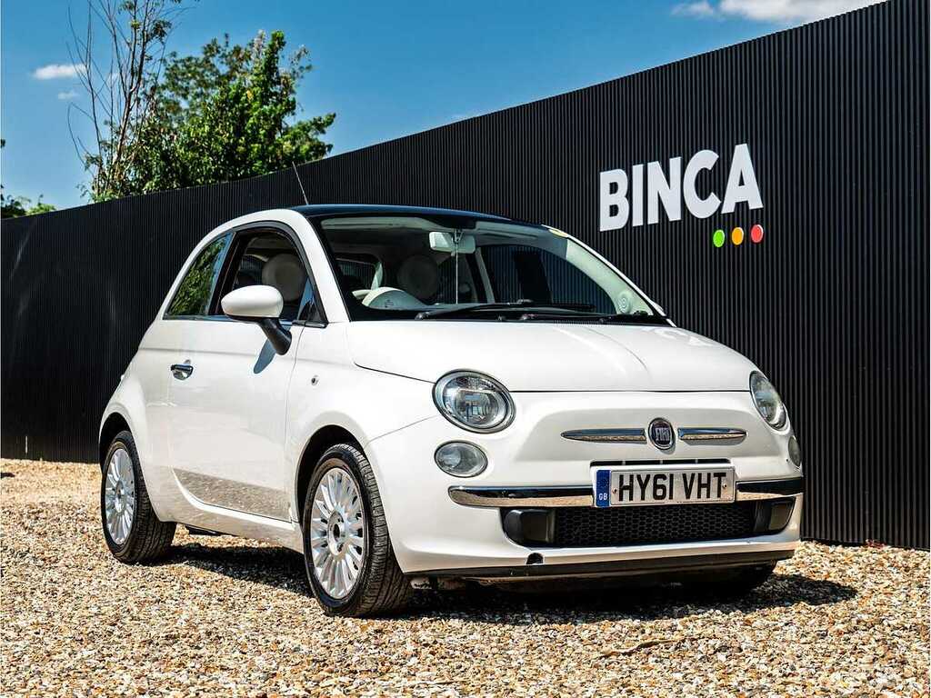 Fiat 500 Lounge White