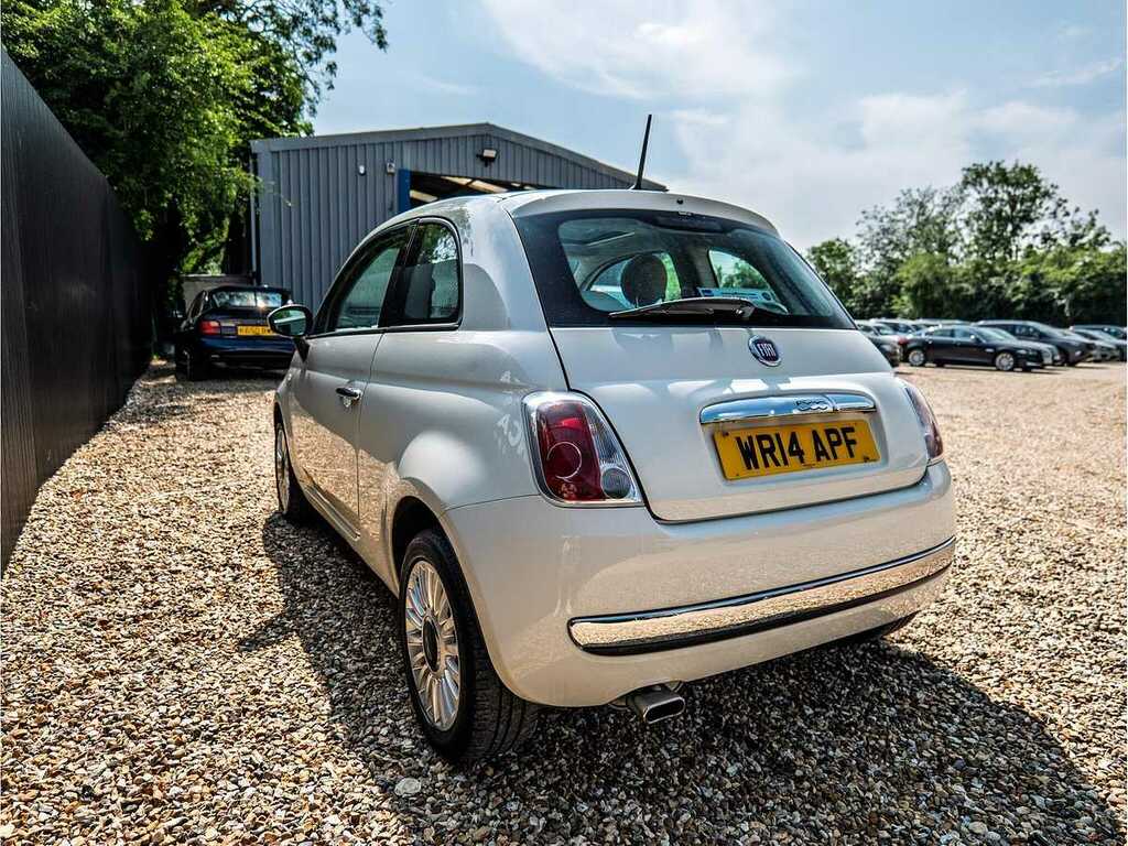 Fiat 500 Lounge White #4