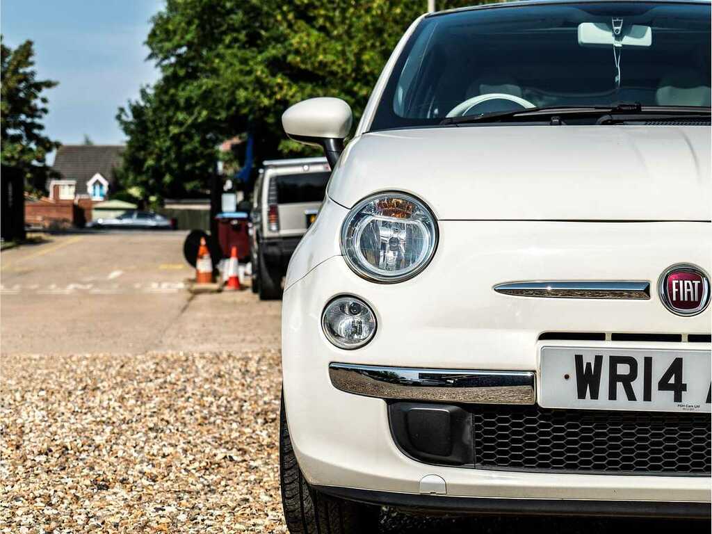 Fiat 500 Lounge White #6