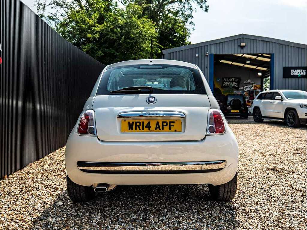 Fiat 500 Lounge White #5
