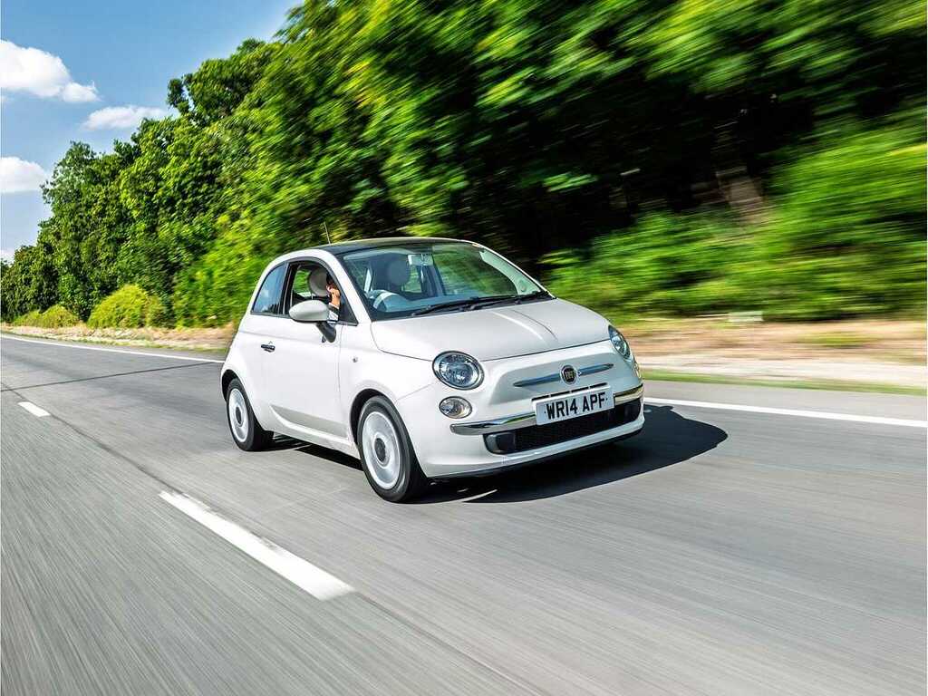 Fiat 500 Lounge White #2