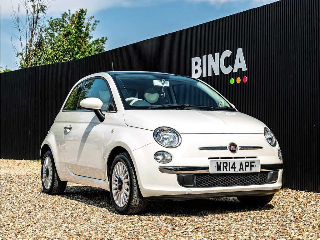 Fiat 500 Lounge White