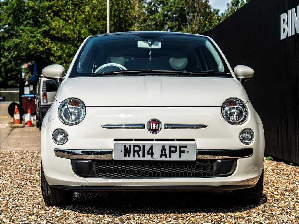 Fiat 500 Lounge White #3