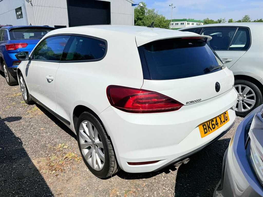 Volkswagen Scirocco 2.0 Tdi Bluemotion Tech White #8