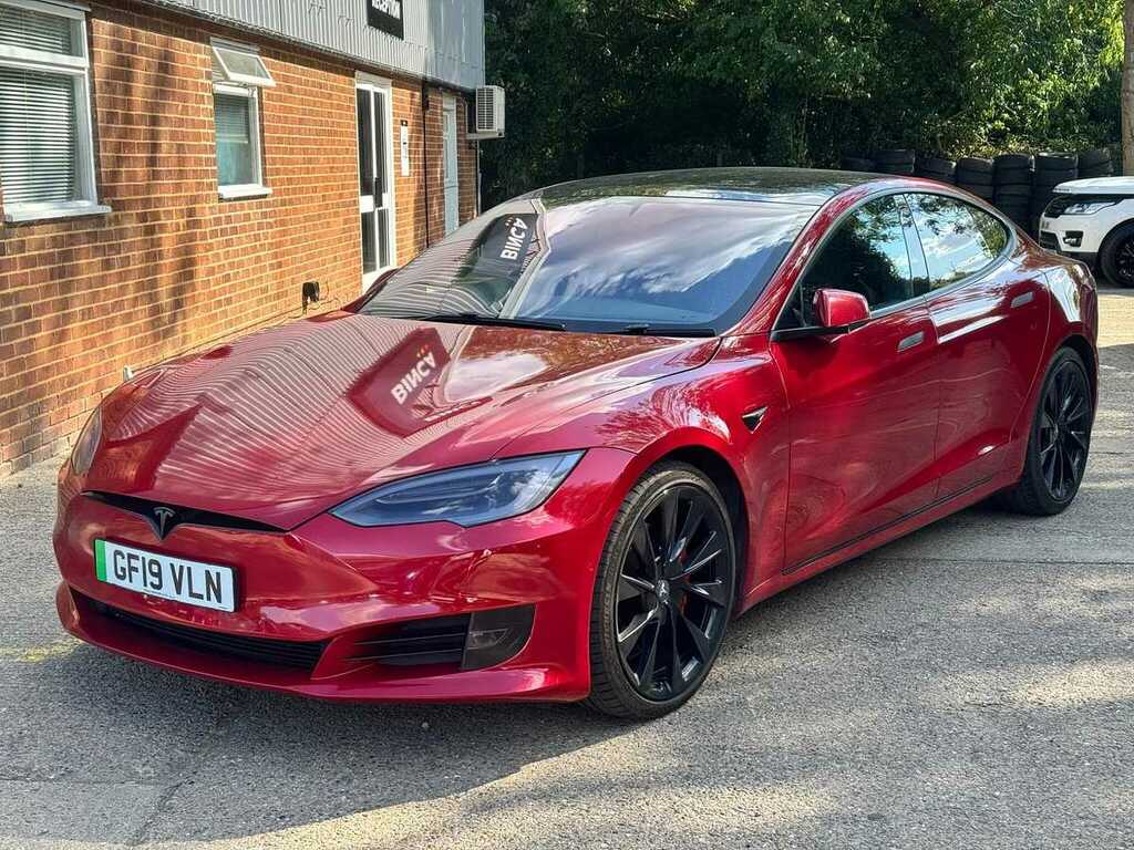 Tesla Model S P100d Red #4
