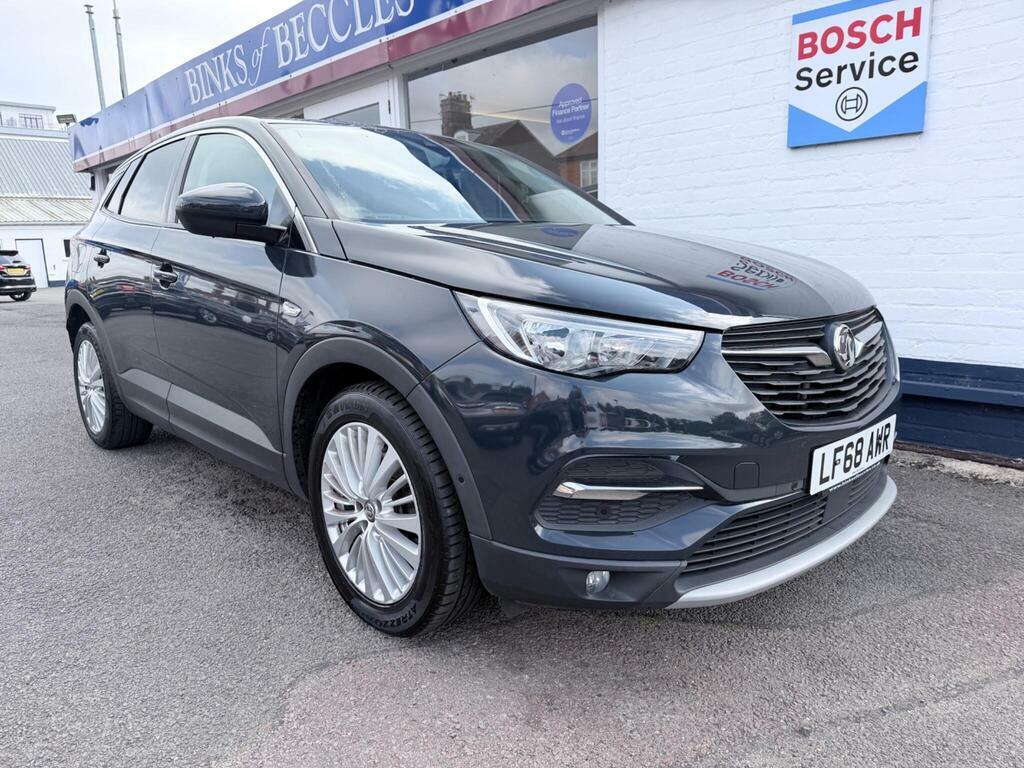 Vauxhall Grandland X 1.2 Turbo Tech Line Nav Euro 6 S S LF68AWR Grey #6