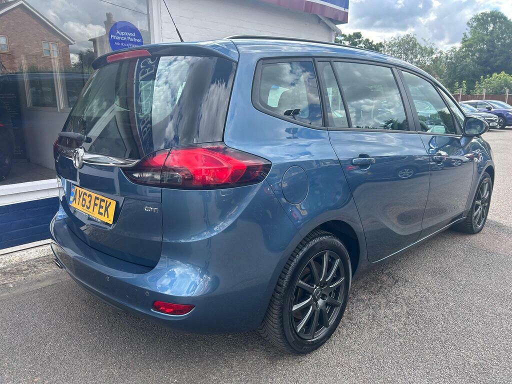 Vauxhall Zafira Tourer 2.0 Cdti Exclusiv Euro 5 Blue #4