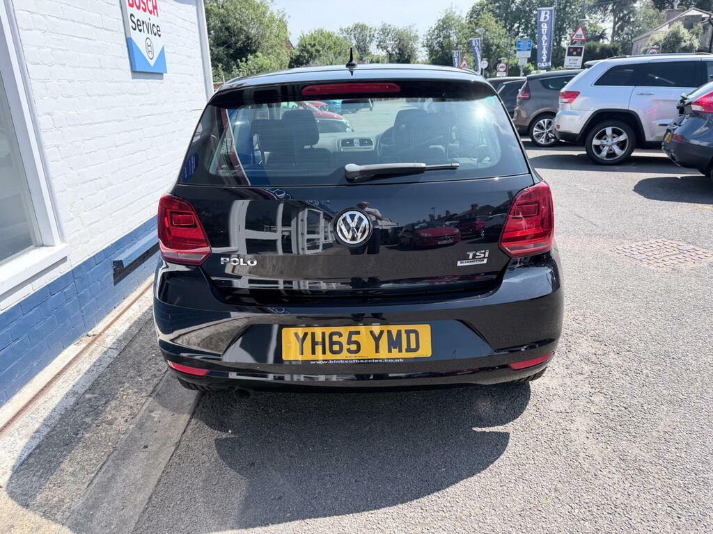 Volkswagen Polo 1.2 Tsi Bluemotion Tech Se Euro 6 S S YH65YMD Black #4