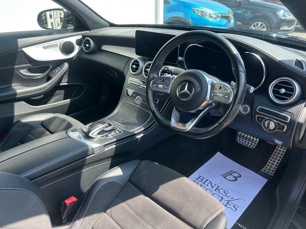 Mercedes-Benz C Class 2.0 C220d Amg Line Premium Cabriolet G-tronic E Black #3