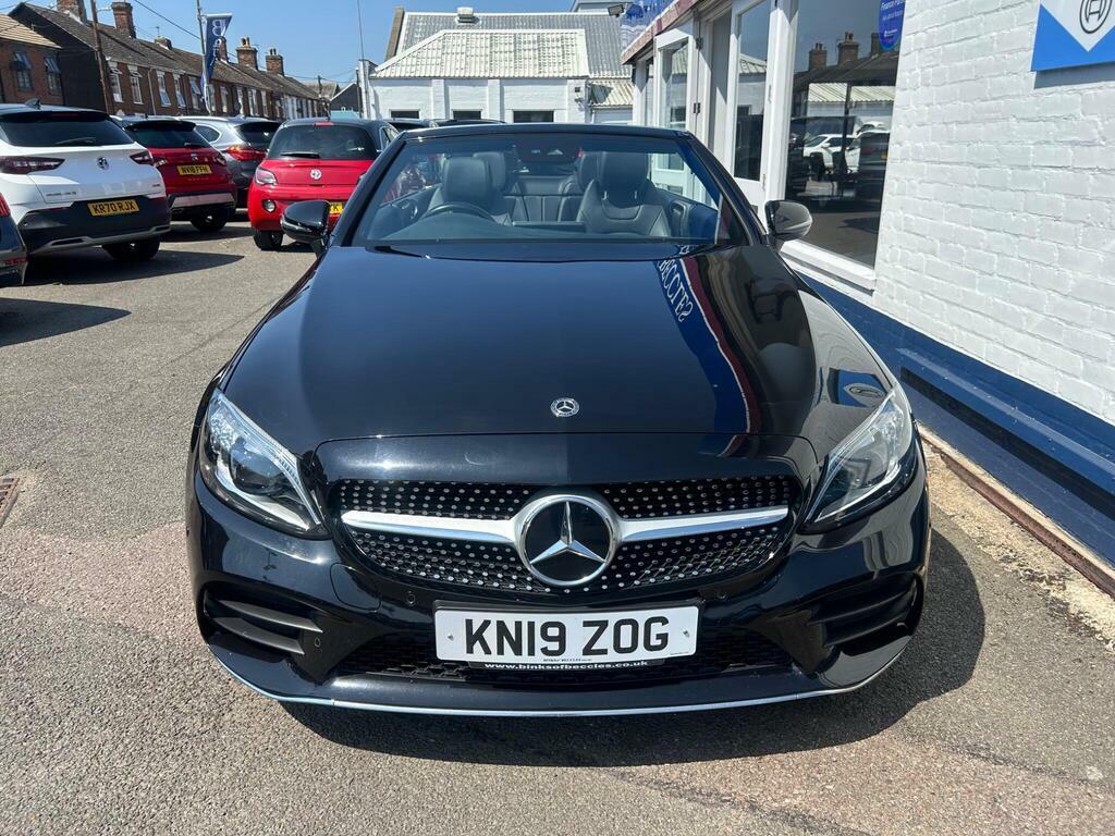 Mercedes-Benz C Class 2.0 C220d Amg Line Premium Cabriolet G-tronic E Black #2