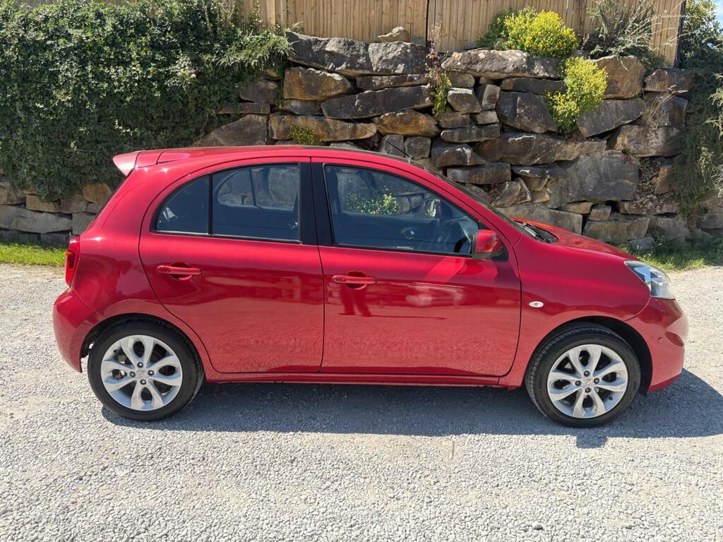 Nissan Micra 1.2 Tekna Euro 6 Red #2