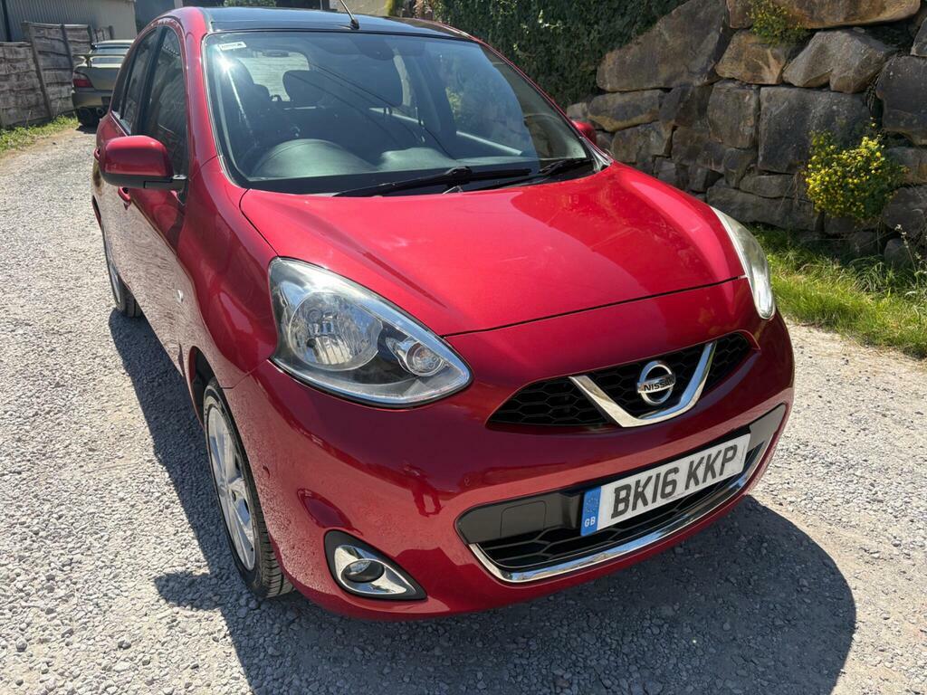 Nissan Micra 1.2 Tekna Euro 6 Red #5