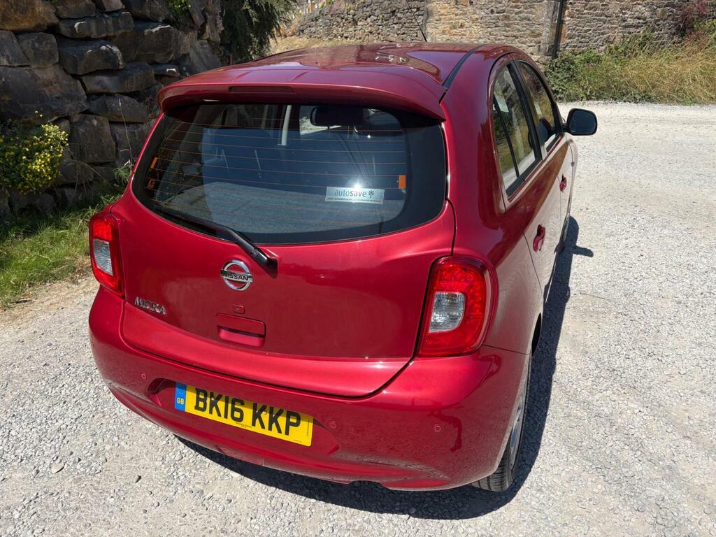 Nissan Micra 1.2 Tekna Euro 6 Red #4