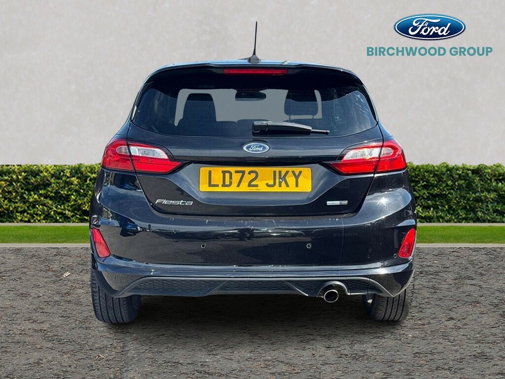 Ford Fiesta 1.0 Ecoboost Hybrid Mhev 125 St-line LD72JKY Black #4