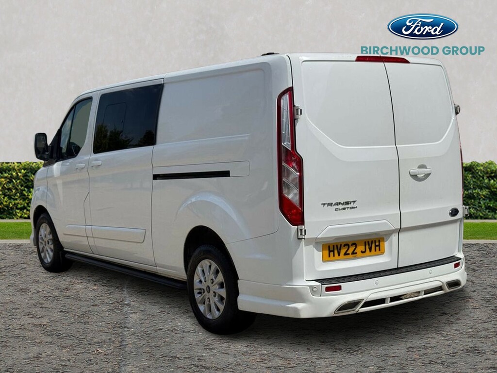 Ford Transit Custom 2.0 Ecoblue 130Ps Low Roof Dcab Limited Van HV22JVH White #5