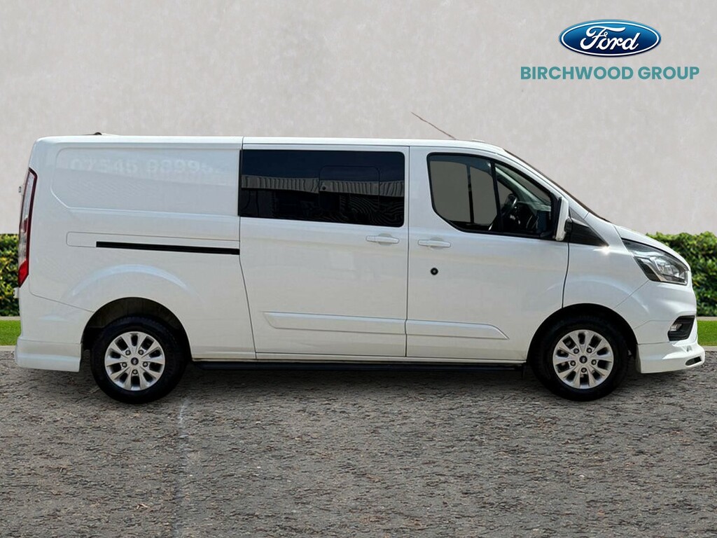 Ford Transit Custom 2.0 Ecoblue 130Ps Low Roof Dcab Limited Van HV22JVH White #2