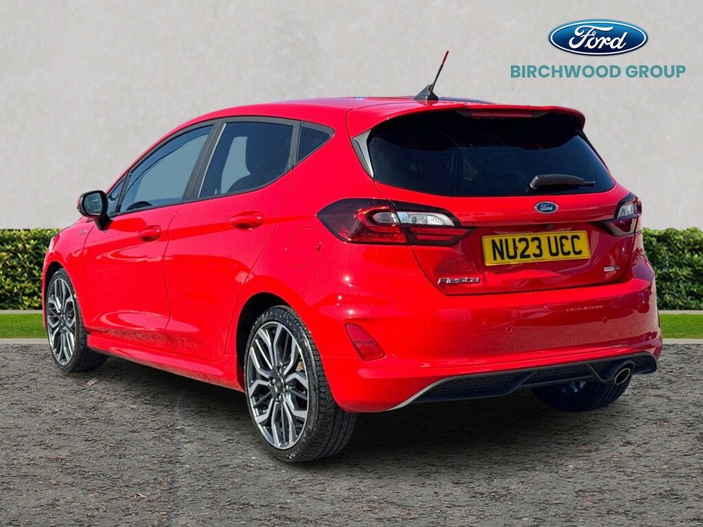 Ford Fiesta 1.0 Ecoboost Hybrid Mhev 125 St-line NU23UCC Red #5