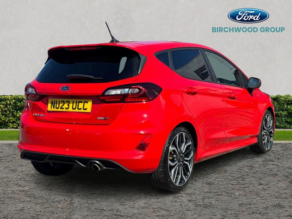 Ford Fiesta 1.0 Ecoboost Hybrid Mhev 125 St-line NU23UCC Red #3
