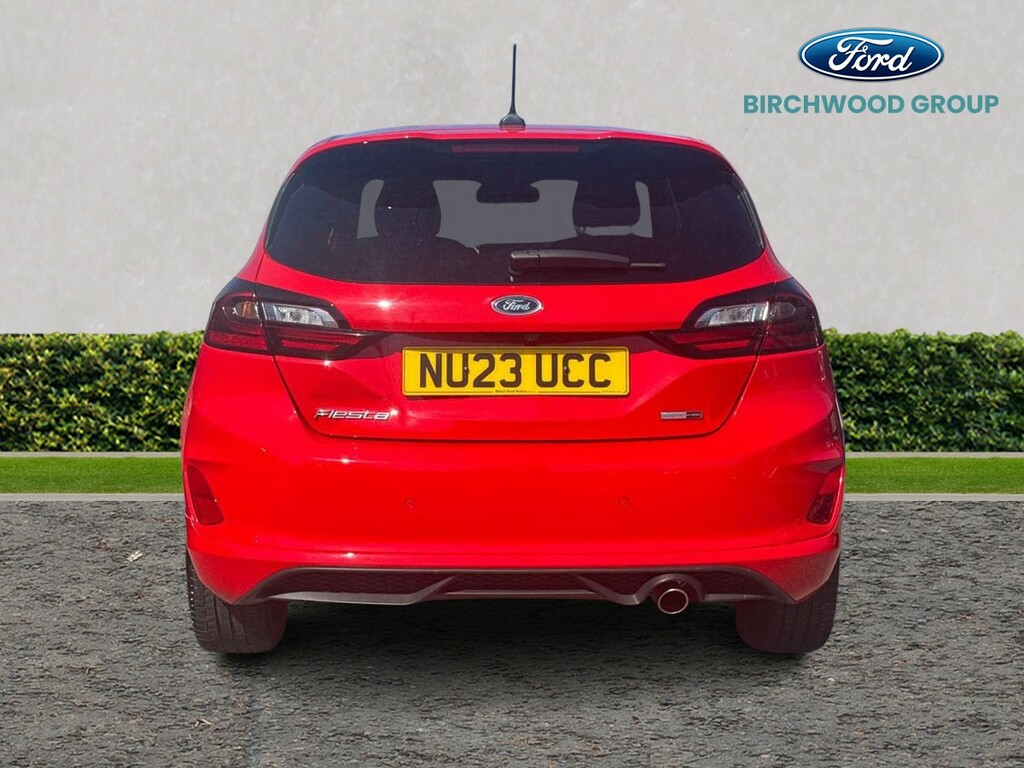 Ford Fiesta 1.0 Ecoboost Hybrid Mhev 125 St-line NU23UCC Red #4