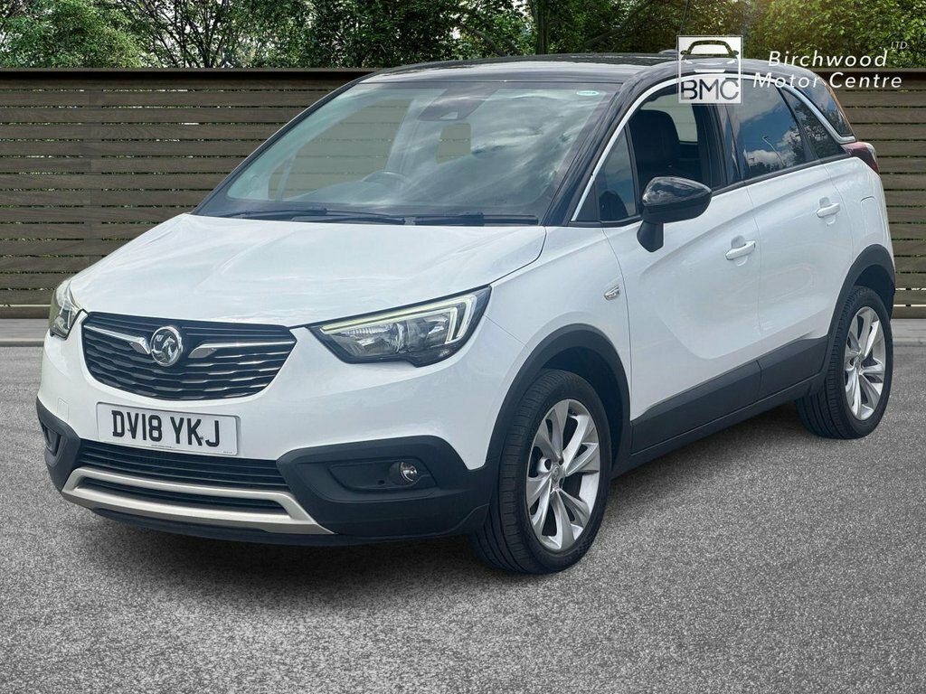 Vauxhall Crossland X 1.6L Tech Line Nav DV18YKJ White #3