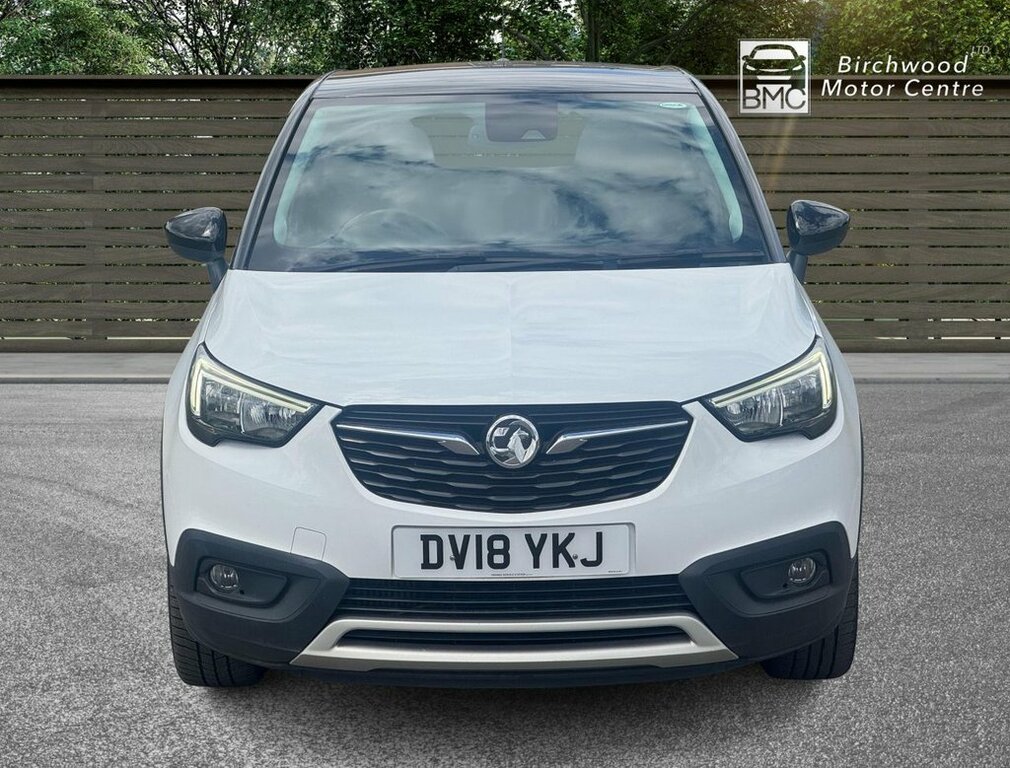 Vauxhall Crossland X 1.6L Tech Line Nav DV18YKJ White #2