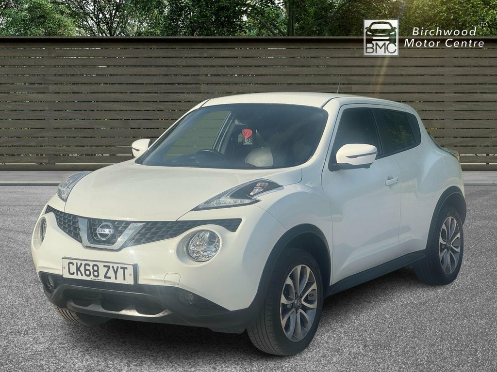 Nissan Juke 1L Tekna CK68ZYT White #3