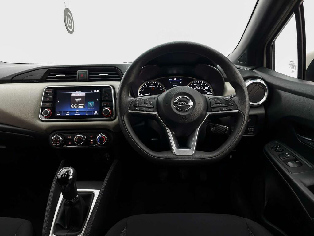 Nissan Micra Acenta White #3