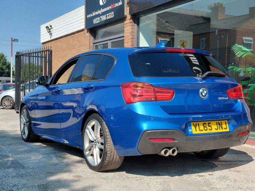 BMW 1 Series Hatchback 2.0 125D M Sport Euro 6 Ss YL65JNJ Blue #4