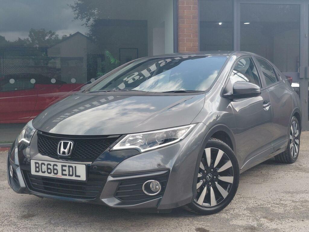 Honda Civic Hatchback 1.8 I-vtec Se Plus Navi Euro 6 Ss 5 Grey #2