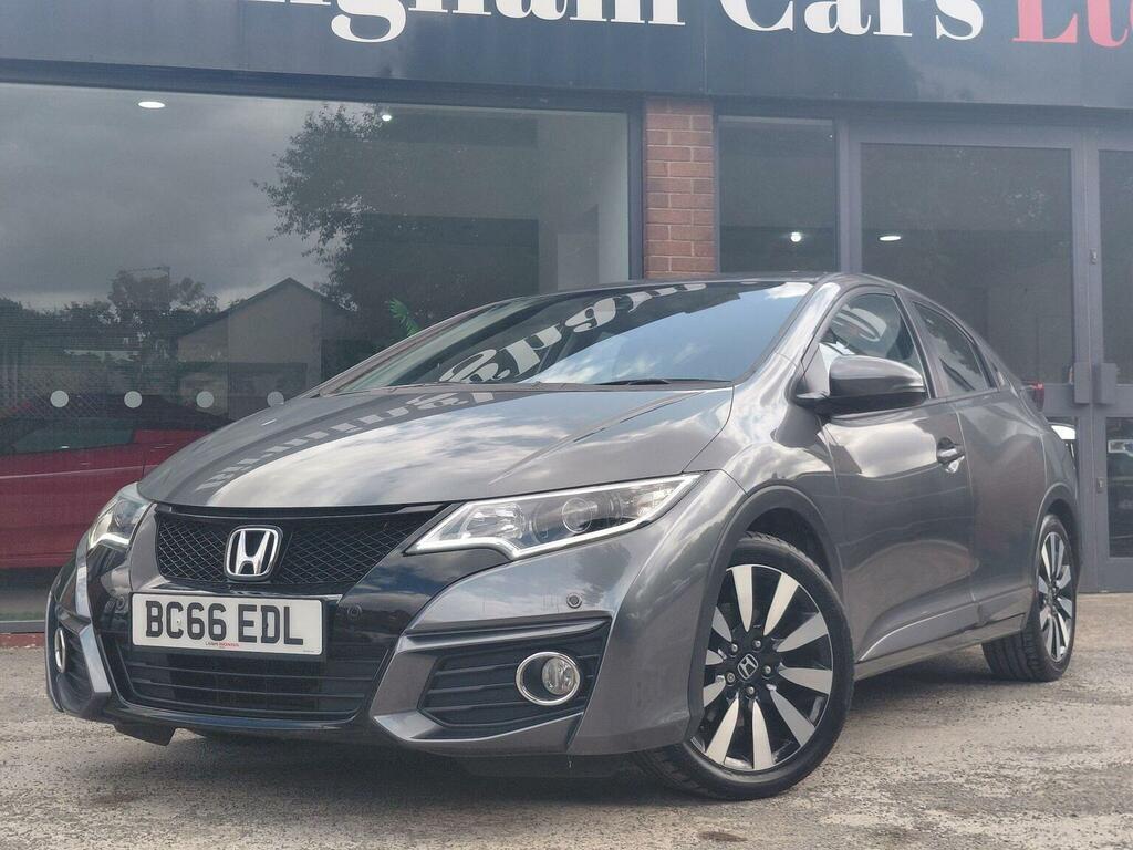 Honda Civic Hatchback 1.8 I-vtec Se Plus Navi Euro 6 Ss 5 Grey