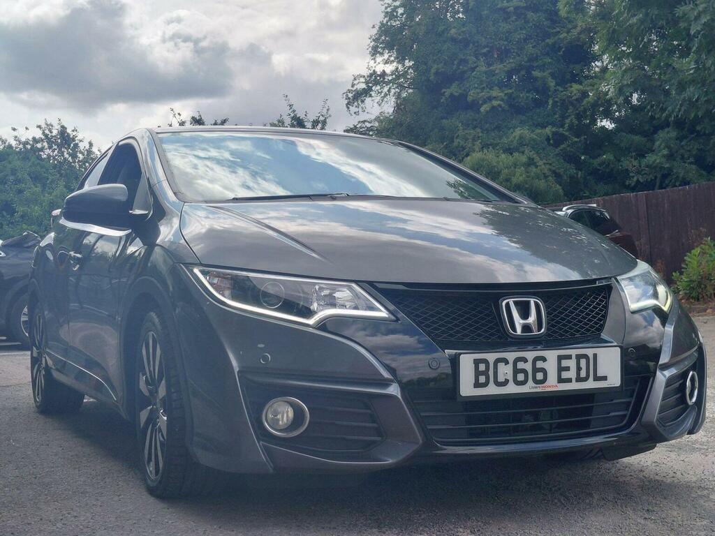 Honda Civic Hatchback 1.8 I-vtec Se Plus Navi Euro 6 Ss 5 Grey #4