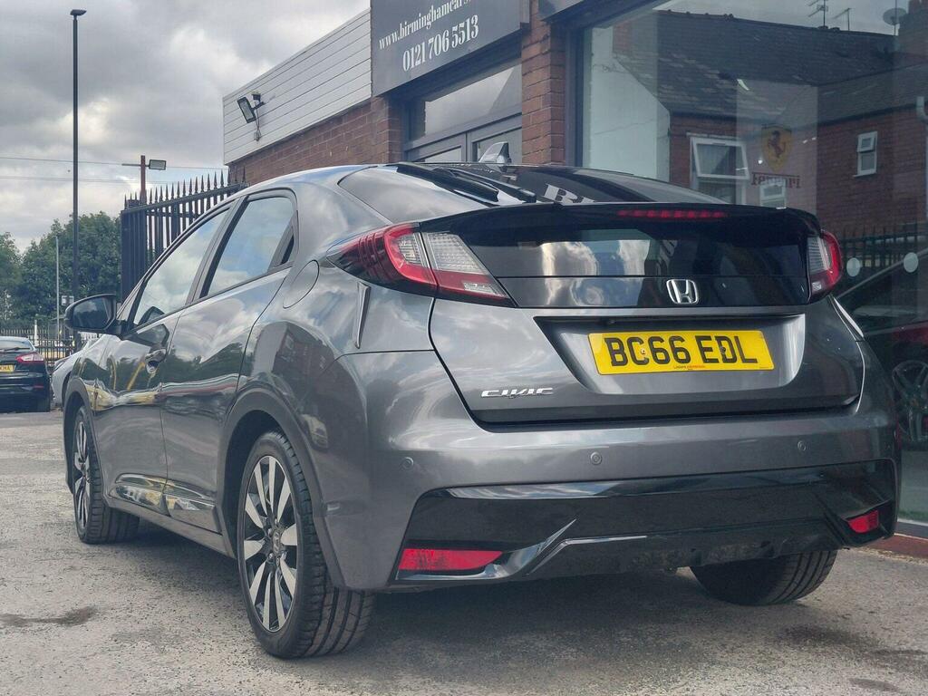 Honda Civic Hatchback 1.8 I-vtec Se Plus Navi Euro 6 Ss 5 Grey #6