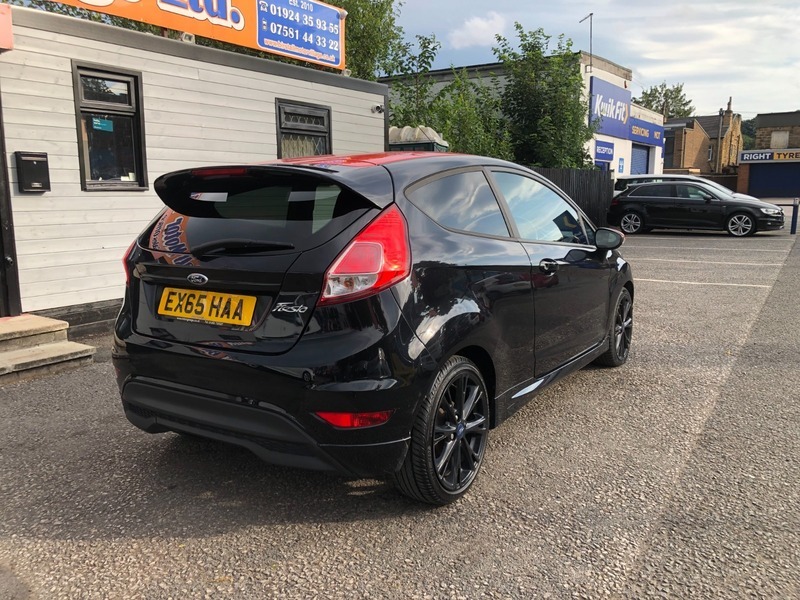 Ford Fiesta Zetec S Black Edition EX65HAA Black #5