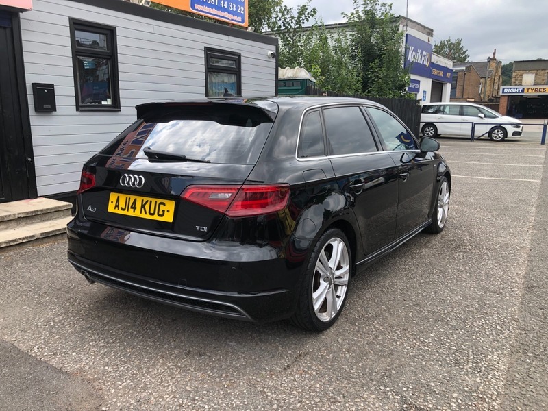 Audi A3 Tdi S Line Black #5