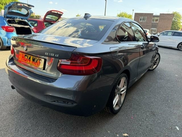 BMW 2 Series Gran Coupe 2.0 218D M Sport HG14MKP Grey #3