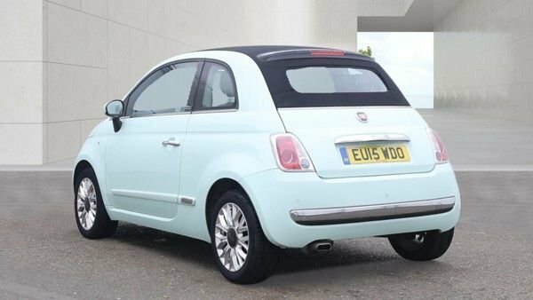 Fiat 500C 1.2 Lounge Convertible Green #3