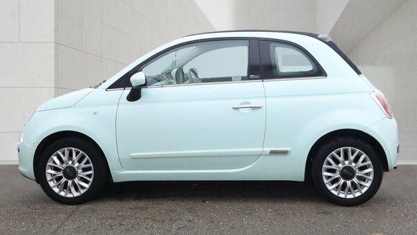 Fiat 500C 1.2 Lounge Convertible Green #6