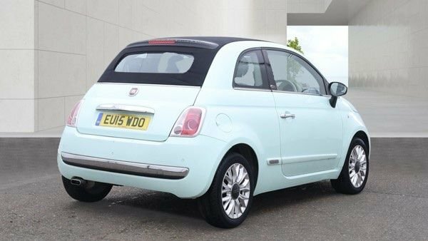 Fiat 500C 1.2 Lounge Convertible Green #4
