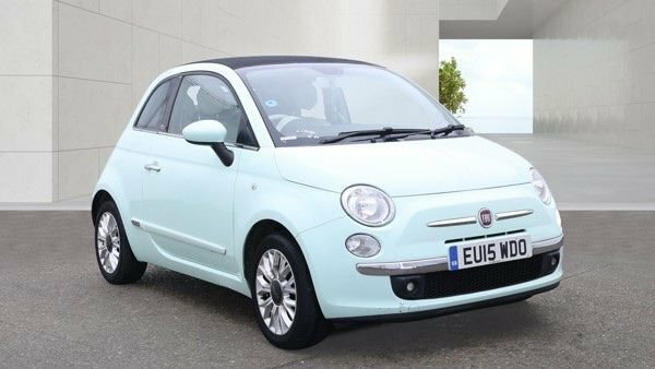 Fiat 500C 1.2 Lounge Convertible Green