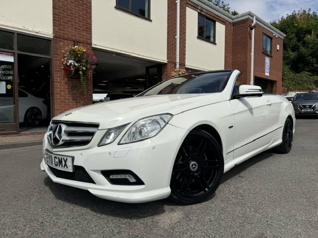 Mercedes-Benz E Class Convertible White
