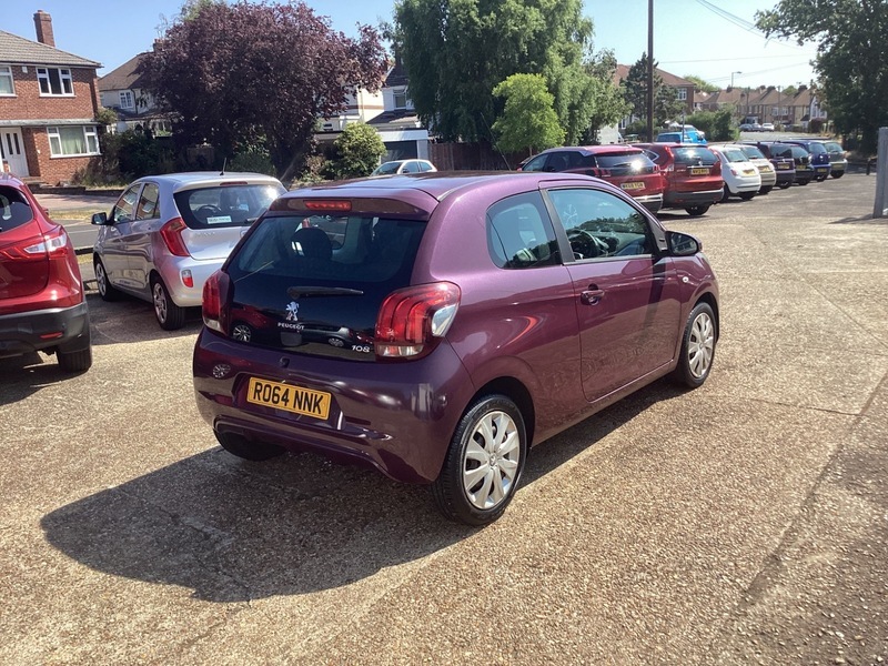 Peugeot 108 1.0 Vti Active Hatchback Purple #6